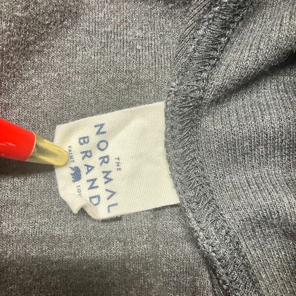 The Normal Brand Womens 1/4 Zip Dark Gray Pullover Sweatshirt Size S GOLF - Picture 8 of 14